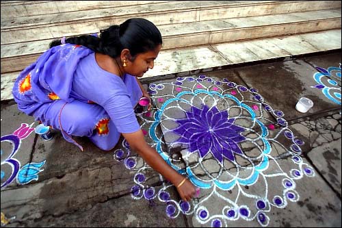 pongalfest kolam workshop